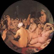 Jean-Auguste Dominique Ingres The Turkish bath oil painting artist